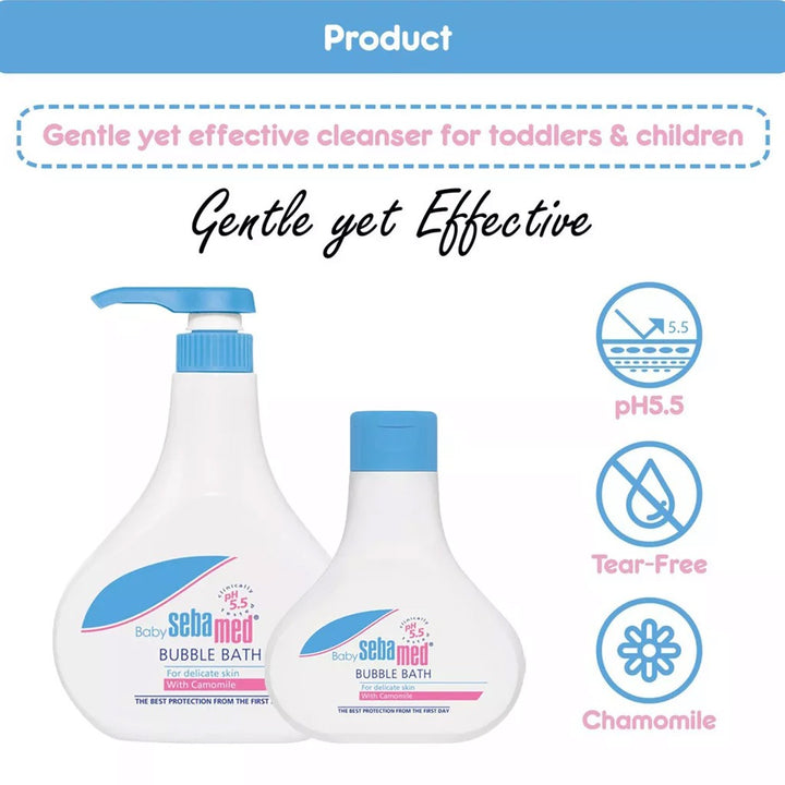 Sebamed Extra mild Baby Bubble Bath For Delicate Skin 200 mL 2's - Easy Pharmacy LLC