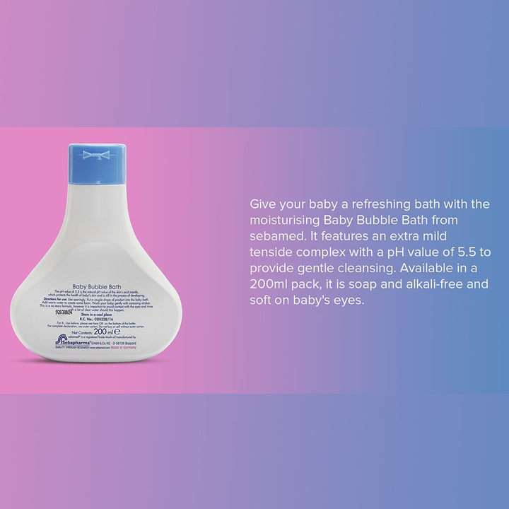 Sebamed Extra mild Baby Bubble Bath For Delicate Skin 200 mL 2's - Easy Pharmacy LLC