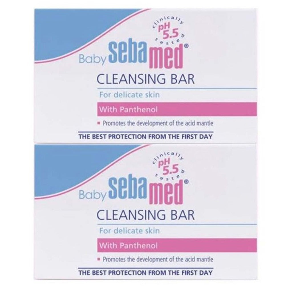 Sebamed Extra Mild Baby Cleansing Bar For Delicate Skin 100 g 2's - Easy Pharmacy LLC