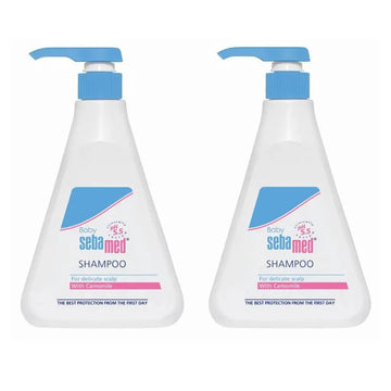 Sebamed Extra Mild Baby Shampoo for Delicate Scalp 500ml, Pack of 2