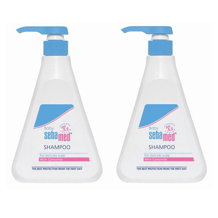 Sebamed Extra Mild Baby Shampoo For Delicate Scalp 500 mL 2's - Easy Pharmacy LLC