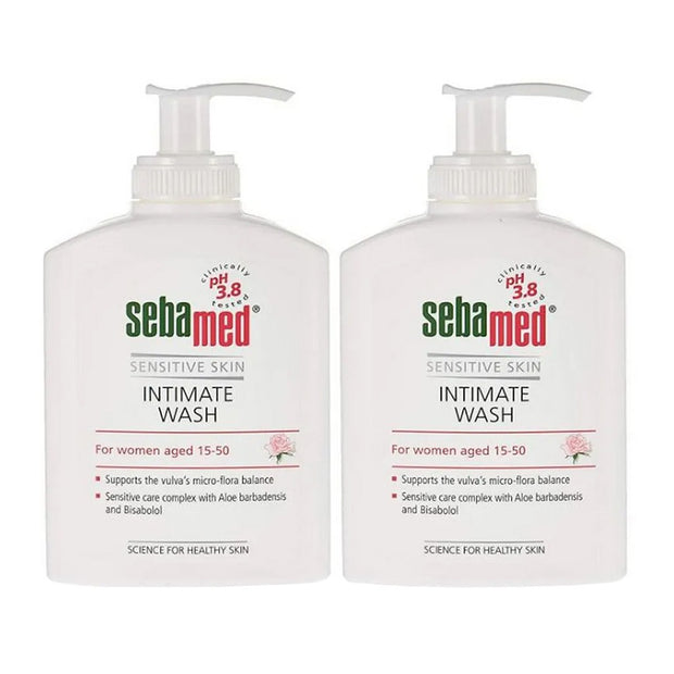 Sebamed Intimate Wash 3.8 200 ml, Pack of 2