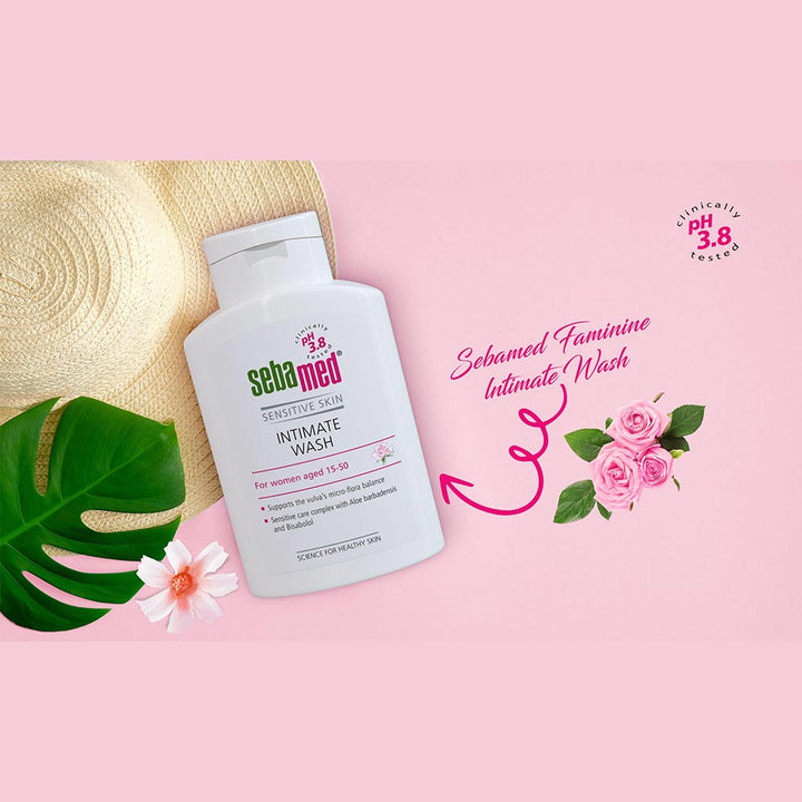 Sebamed Feminine Intimate Wash For sensitive skin PH 3.8 200 mL 2's - Easy Pharmacy LLC