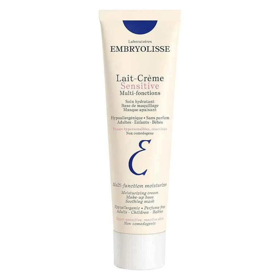 Embryolisse Lait-Creme Sensitive Fragrance Free Daily Moisturizer Cream For Face And Body 100 mL