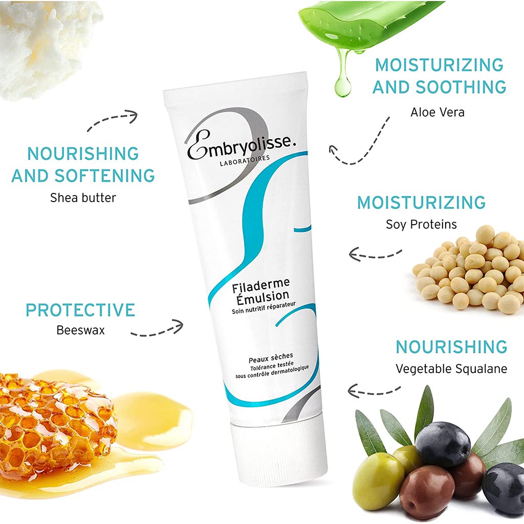 Embryolisse Filaderme Nourishing Repairing Care Emulsion For Dry Skin 75 mL - Easy Pharmacy LLC