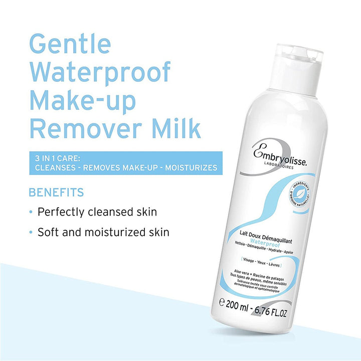 Embryolisse Gentle Waterproof Make-Up Remover Milk 200 mL - Easy Pharmacy LLC