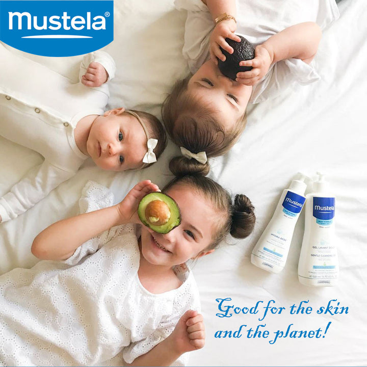Mustela Baby First Gift Set With Mustela Baby Gentle Cleansing Gel + Mustela Baby Hydra Bebe Soothing Moisturizing Body Lotion + Mustela Baby 123 Vitamin Barrier Nappy Cream For Diaper Rash, Promo Pack of 3 Pieces - Easy Pharmacy LLC