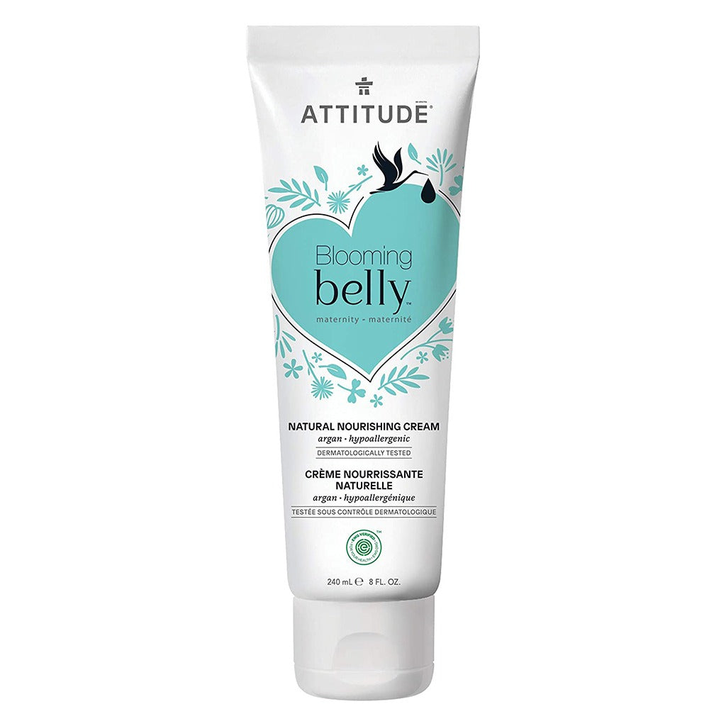 Attitude Blooming Belly Maternity Natural Nourishing Cream Argan 240ml - Easy Pharmacy LLC