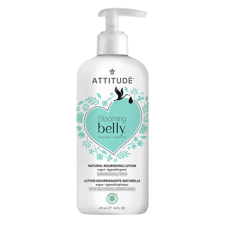 Attitude Blooming Belly Maternity Natural Nourishing Lotion Argan 473ml - Easy Pharmacy LLC
