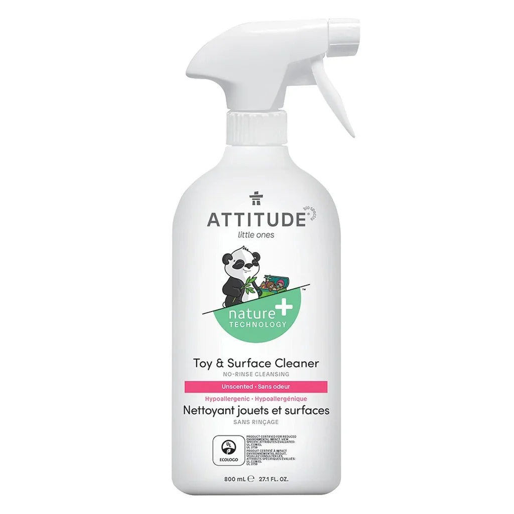 Attitude Little Ones Nature+ Technology No Rinse Unscented Toy And Surface Cleaner 800ml - Easy Pharmacy LLC