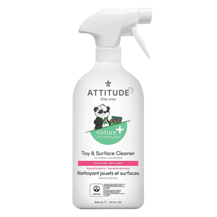Attitude Little Ones Nature+ Technology No Rinse Unscented Toy And Surface Cleaner 800ml - Easy Pharmacy LLC