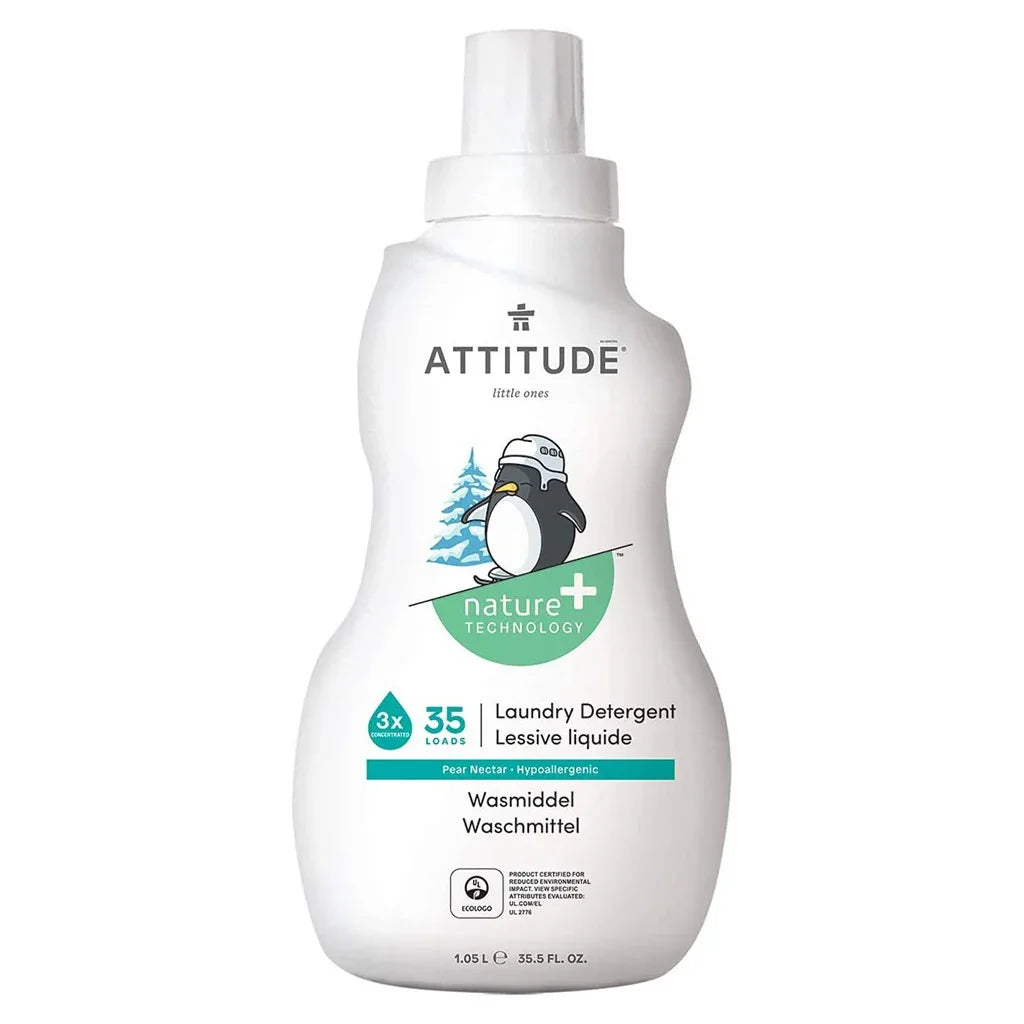 Attitude Little Ones Nature+ Technology Laundry Detergent 35 Loads Pear Nectar 1050 mL - Easy Pharmacy LLC