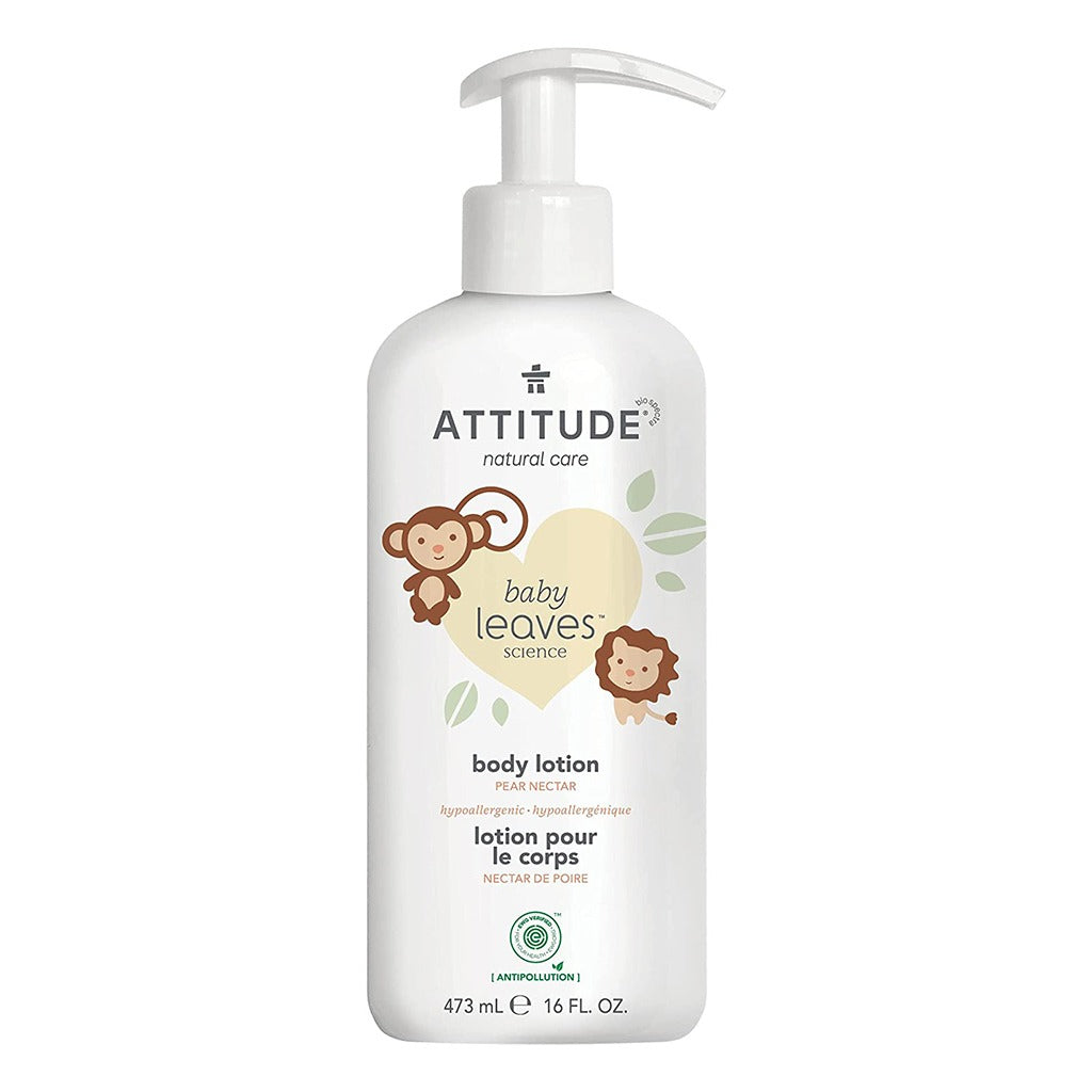 Attitude Natural Care Baby Leaves Science Body Lotion Pear Nectar For Babies 473ml - Easy Pharmacy LLC