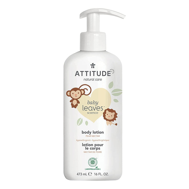 Attitude Natural Care Baby Leaves Science Body Lotion Pear Nectar For Babies 473ml - Easy Pharmacy LLC