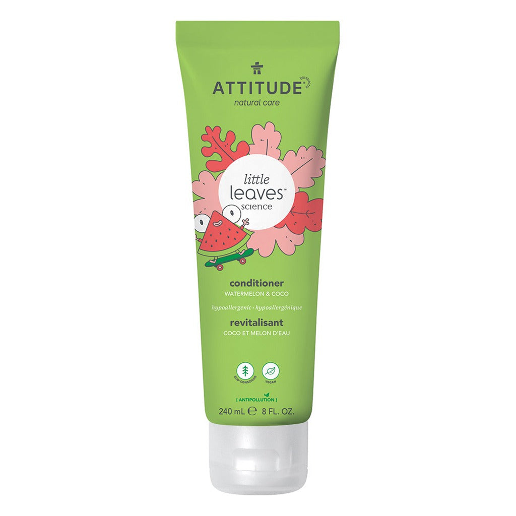 Attitude Natural Care Baby Leaves Science Conditioner Watermelon And Coco For Babies 240ml - Easy Pharmacy LLC