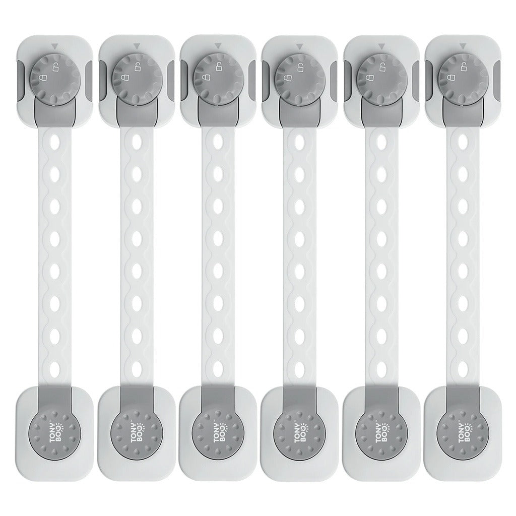 Tonyboo Multipurpose Double Action Child Safety Lock, Pack of 6's - Easy Pharmacy LLC