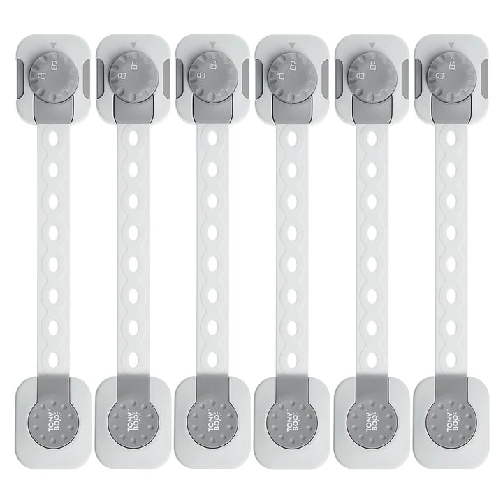 Tonyboo Multipurpose Double Action Child Safety Lock, Pack of 6's - Easy Pharmacy LLC