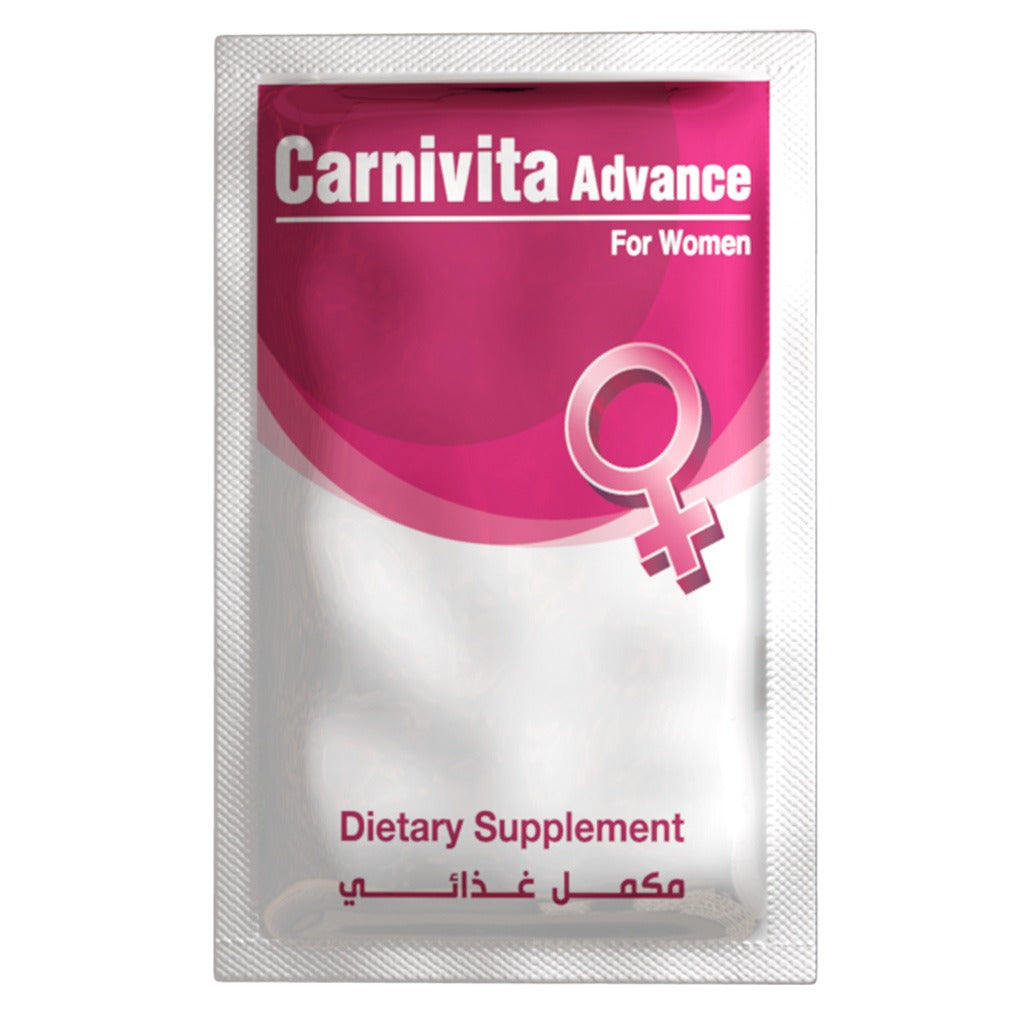 Eva Pharma Carnivita Advance Oral Powder Sachets For Women, Pack of 30's - Easy Pharmacy LLC