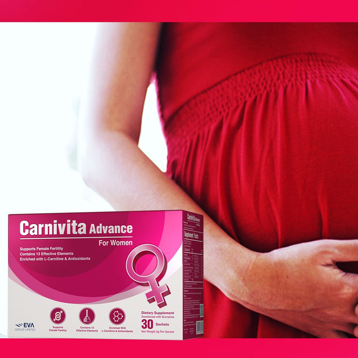 Eva Pharma Carnivita Advance Oral Powder Sachets For Women, Pack of 30's - Easy Pharmacy LLC