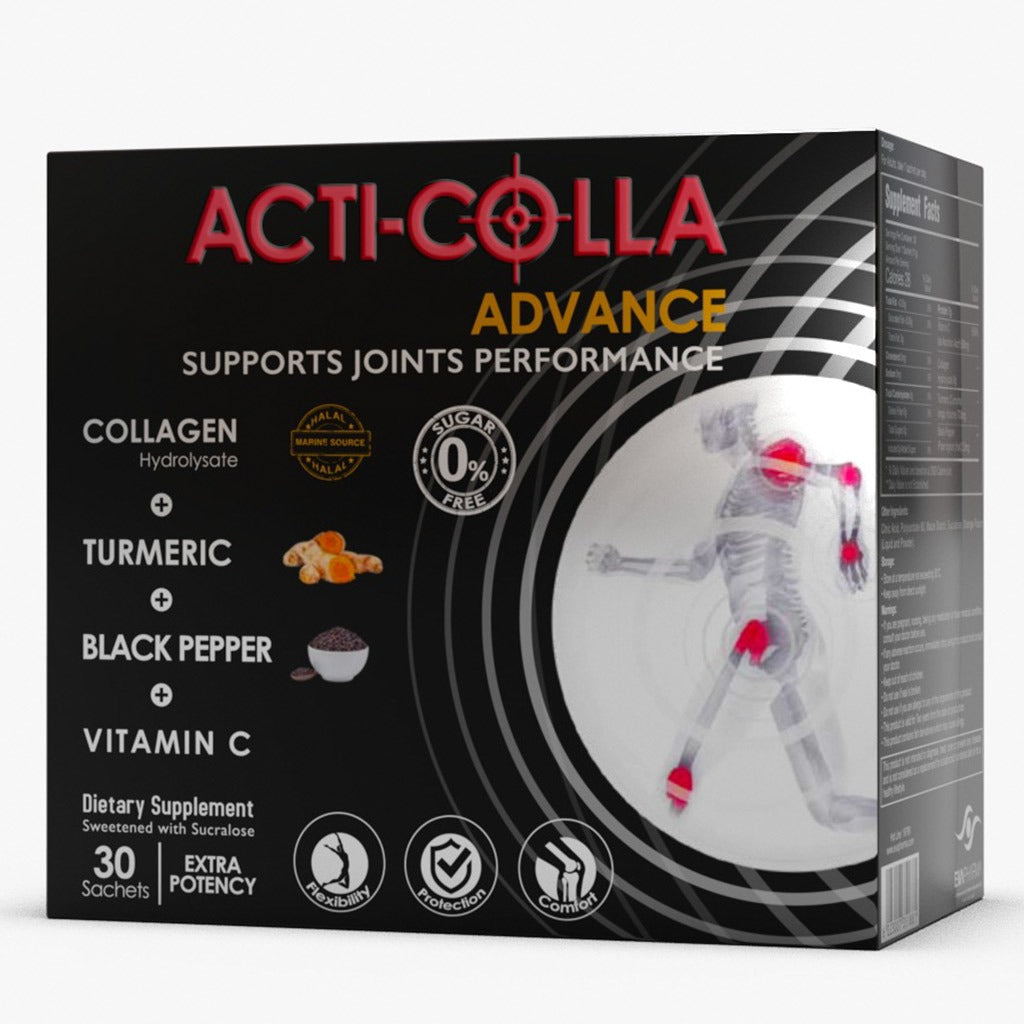 Eva Pharma Acti-Colla Advance Oral Powder Sachets For Joint Support, Pack of 30's - Easy Pharmacy LLC