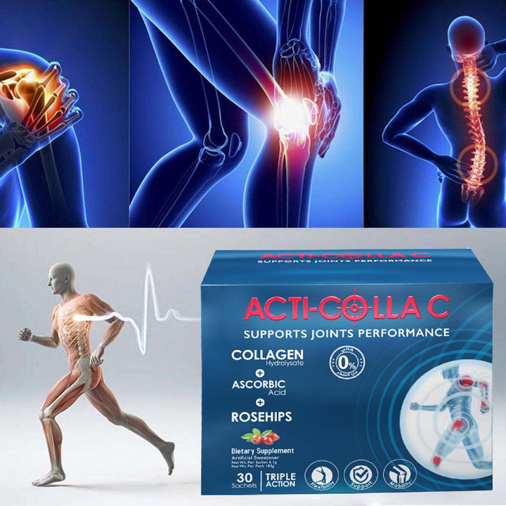 Eva Pharma Acti-Colla C Triple Action Oral Powder Sachets For Joint Support, Pack of 30's - Easy Pharmacy LLC