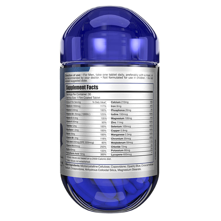 Eva Pharma Limitless Man Max Multivitamins & Minerals Supplement Tablets, Pack of 30's - Easy Pharmacy LLC