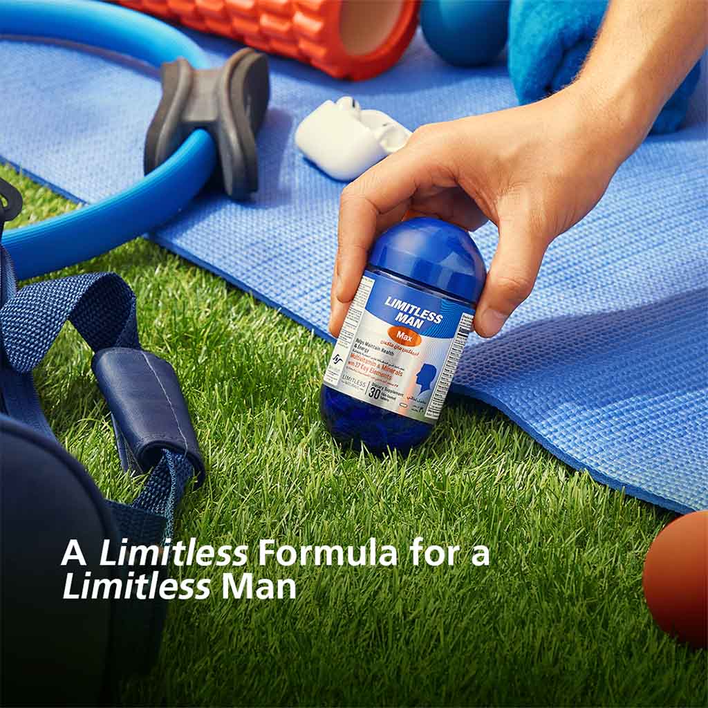 Eva Pharma Limitless Man Max Multivitamins & Minerals Supplement Tablets, Pack of 30's - Easy Pharmacy LLC