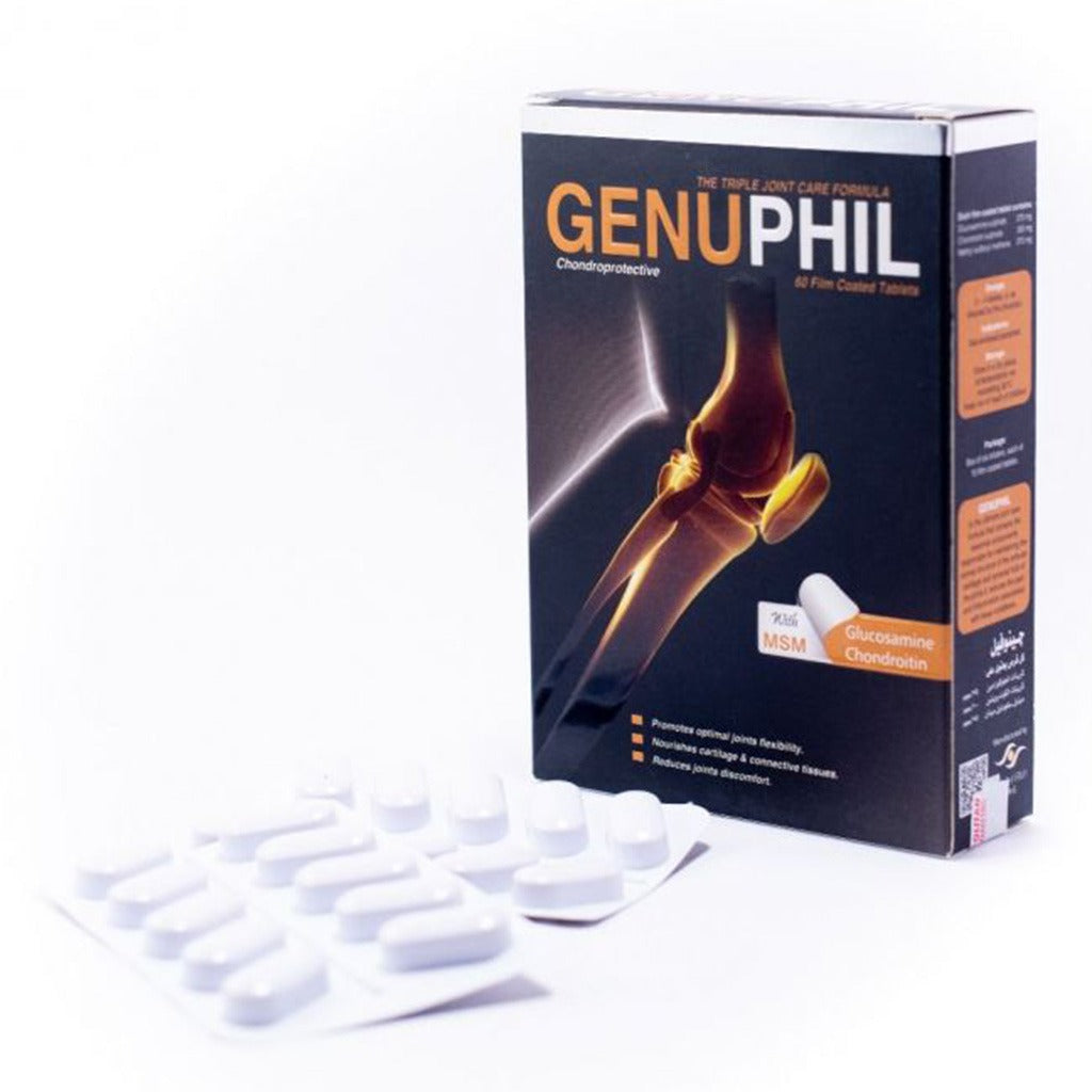 Eva Pharma Genuphil Tablets For Healthy Joints, Pack of 60's - Easy Pharmacy LLC