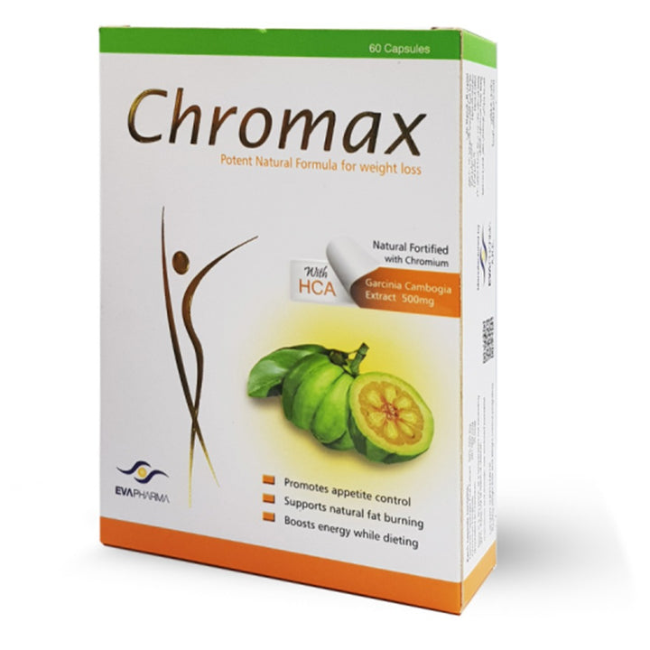 Eva Pharma Chromax Capsules For Weight Loss, Pack of 60's - Easy Pharmacy LLC