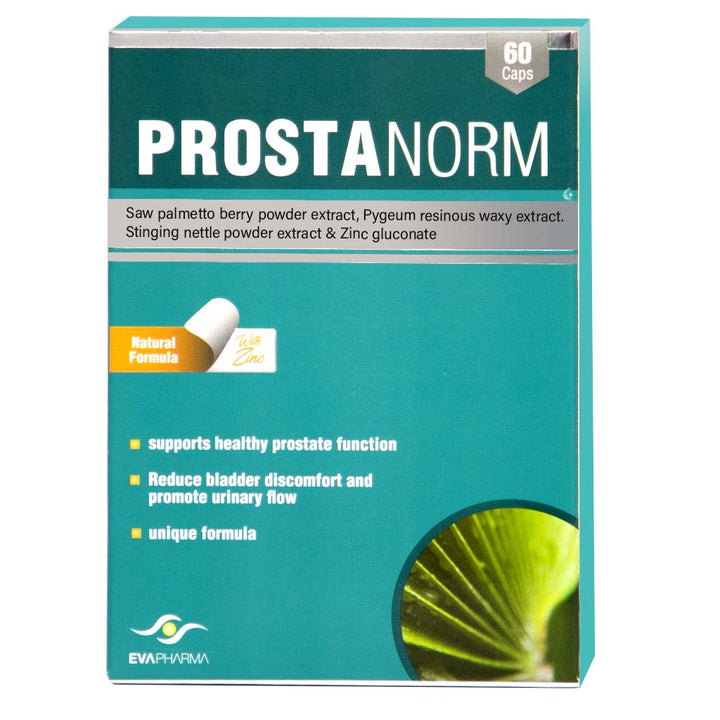 Eva Pharma Prostanorm Hard Gelatin Capsules for Prostate Health, Pack of 60's - Easy Pharmacy LLC