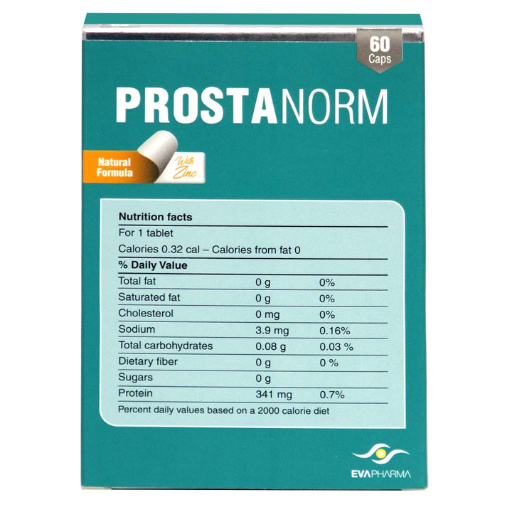 Eva Pharma Prostanorm Hard Gelatin Capsules for Prostate Health, Pack of 60's - Easy Pharmacy LLC