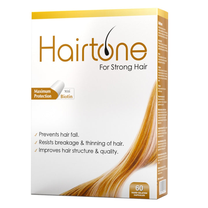 Eva Pharma Hairtone Capsules With Biotin For Strong Hair, Pack of 60's - Easy Pharmacy LLC