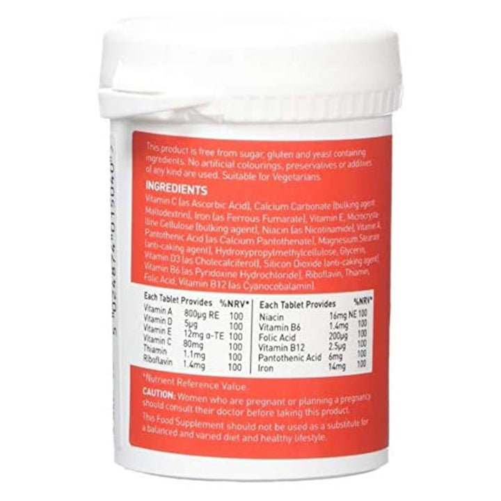 Valupak One A Day Multivitamin Supplement Tablets With Iron, Pack of 50's - Easy Pharmacy LLC