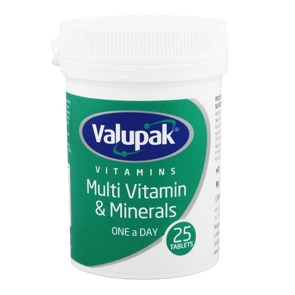 Valupak One A Day Multivitamin Supplement Tablets With Iron, Pack of 25's - Easy Pharmacy LLC