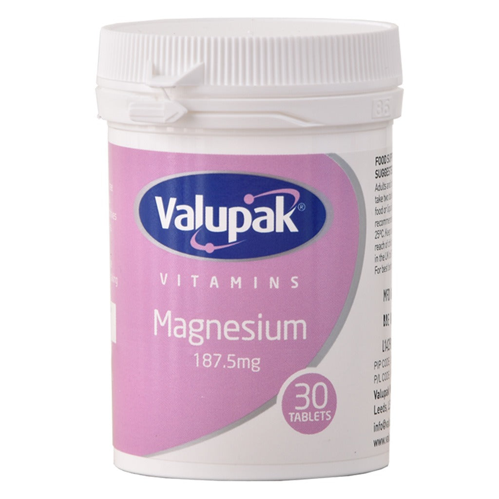Valupak Magnesium 187.5mg Tablet 30's - Easy Pharmacy LLC
