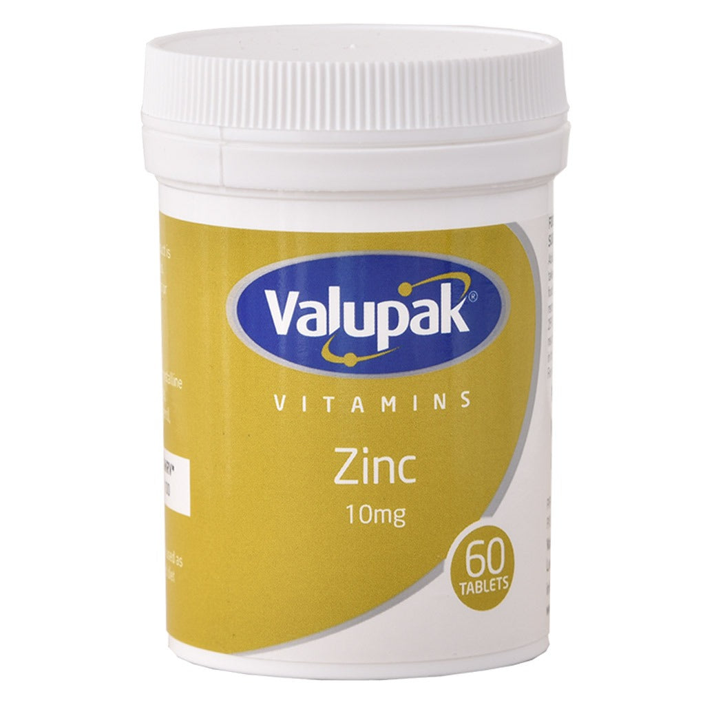 Valupak Zinc 10mg Tablet 60's - Easy Pharmacy LLC