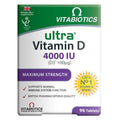 Vitabiotics Ultra Vitamin D3 4000IU Maximum Strength Tablets For Immune System Pack Of 96 Vegetarian