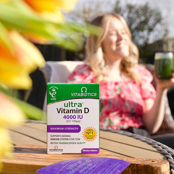 Vitabiotics Ultra Vitamin D3 4000IU Maximum Strength Tablets For Healthy Immune System, Pack of 96's - Easy Pharmacy LLC