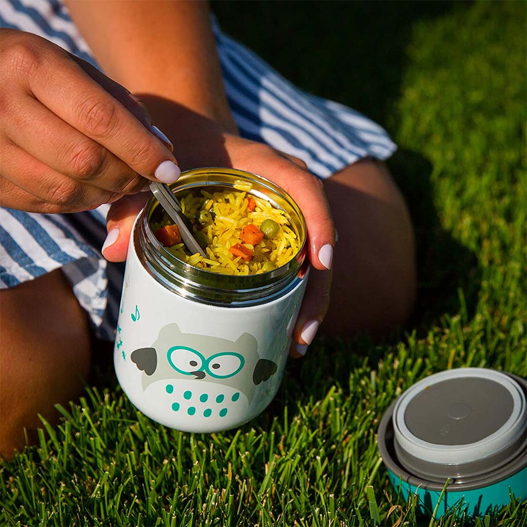 Bbluv Food Thermal Food Container With Spoon And Bowl Aqua Blue For Babies - Easy Pharmacy LLC