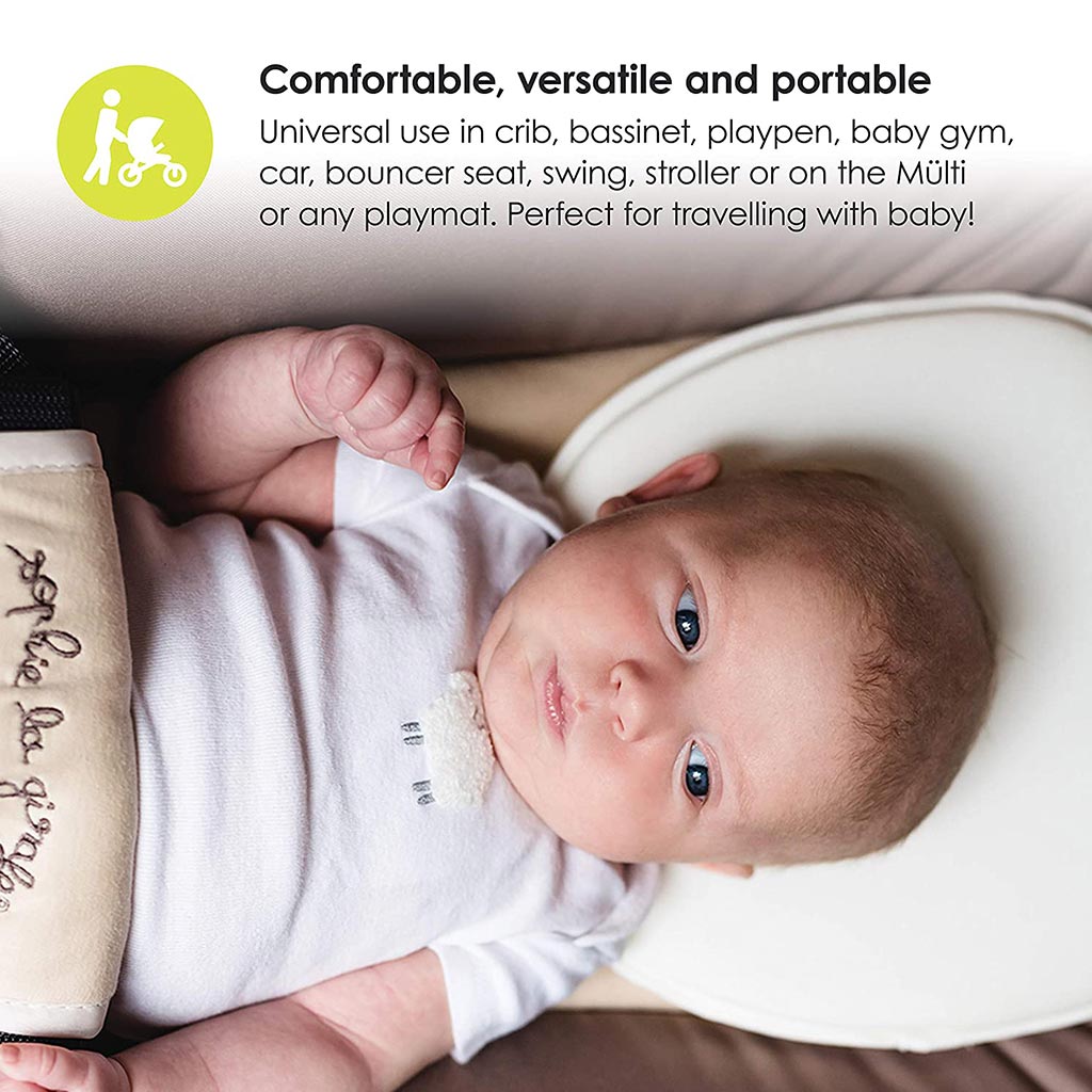 Bbluv Pilo Ergonomic Head Rest Ivory For Babies - Easy Pharmacy LLC