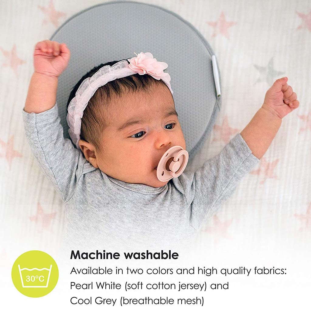 Bbluv Pilo Ergonomic Head Rest Grey For Babies - Easy Pharmacy LLC