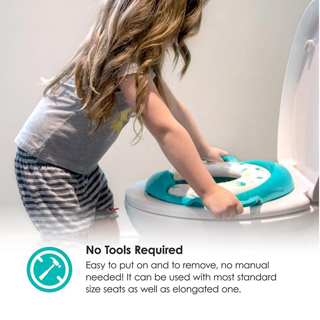 Bbluv Poti Toilet Seat Aqua Blue For Babies - Easy Pharmacy LLC