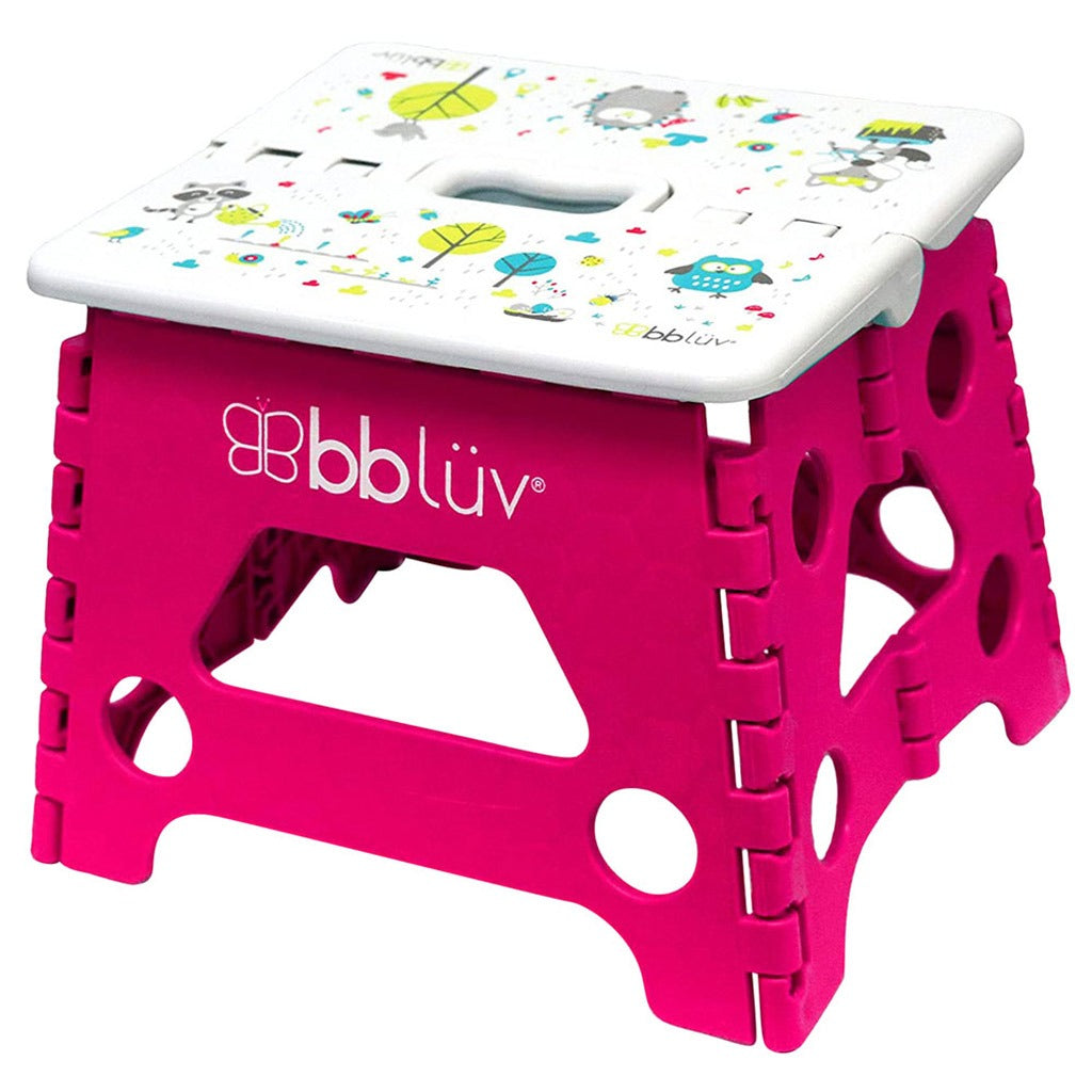Bbluv Step Foldable Step Stool Pink For Babies - Easy Pharmacy LLC