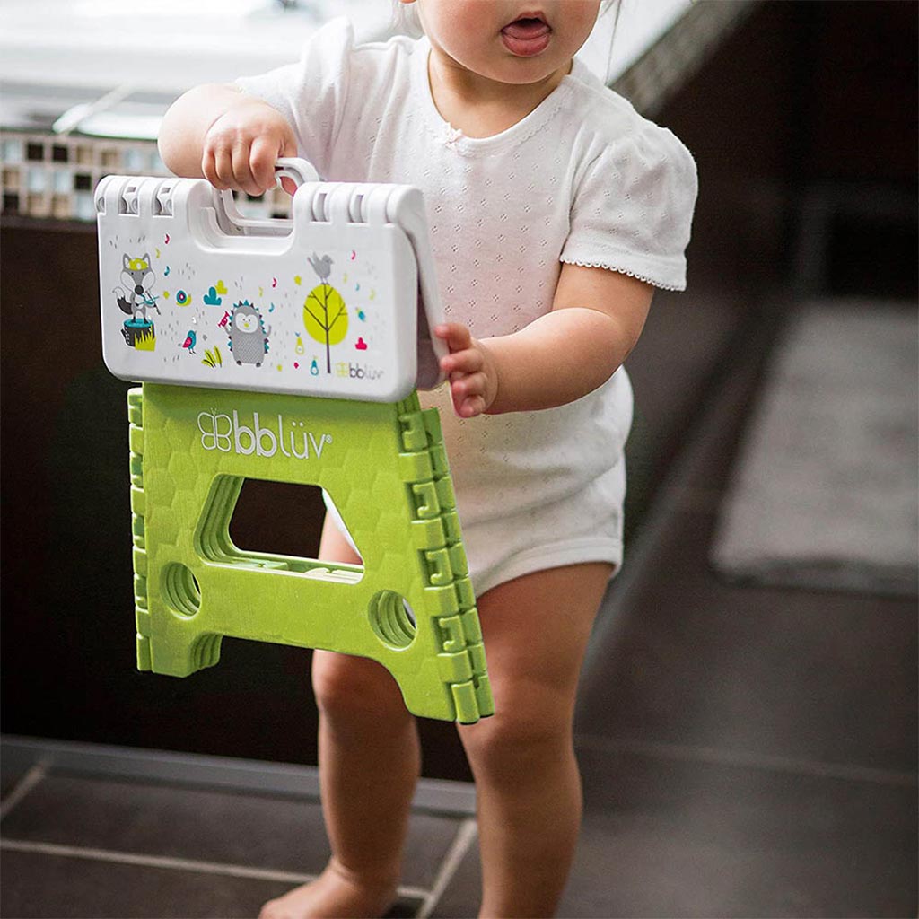 Bbluv Step Foldable Step Stool Lime For Babies - Easy Pharmacy LLC