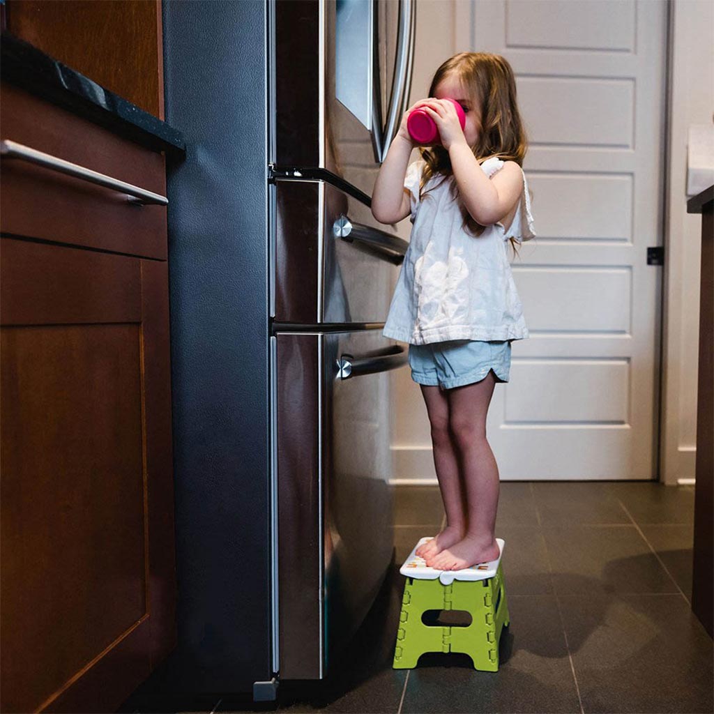 Bbluv Step Foldable Step Stool Lime For Babies - Easy Pharmacy LLC