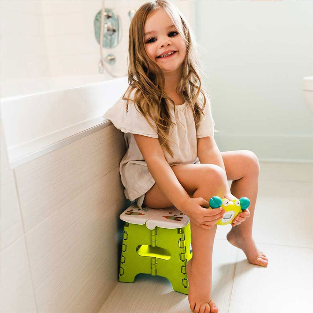 Bbluv Step Foldable Step Stool Lime For Babies - Easy Pharmacy LLC
