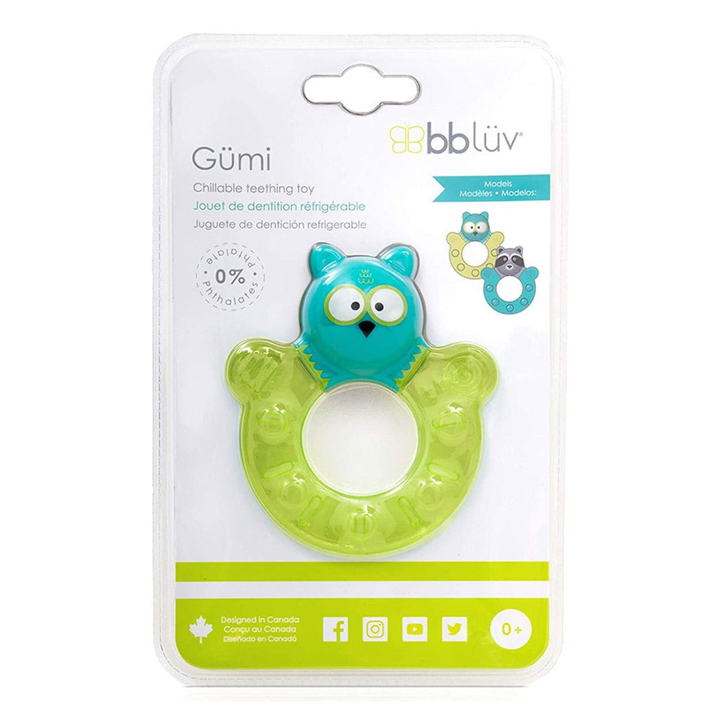 Bbluv Gumi Freezable Teething Toy Owl For Babies - Easy Pharmacy LLC