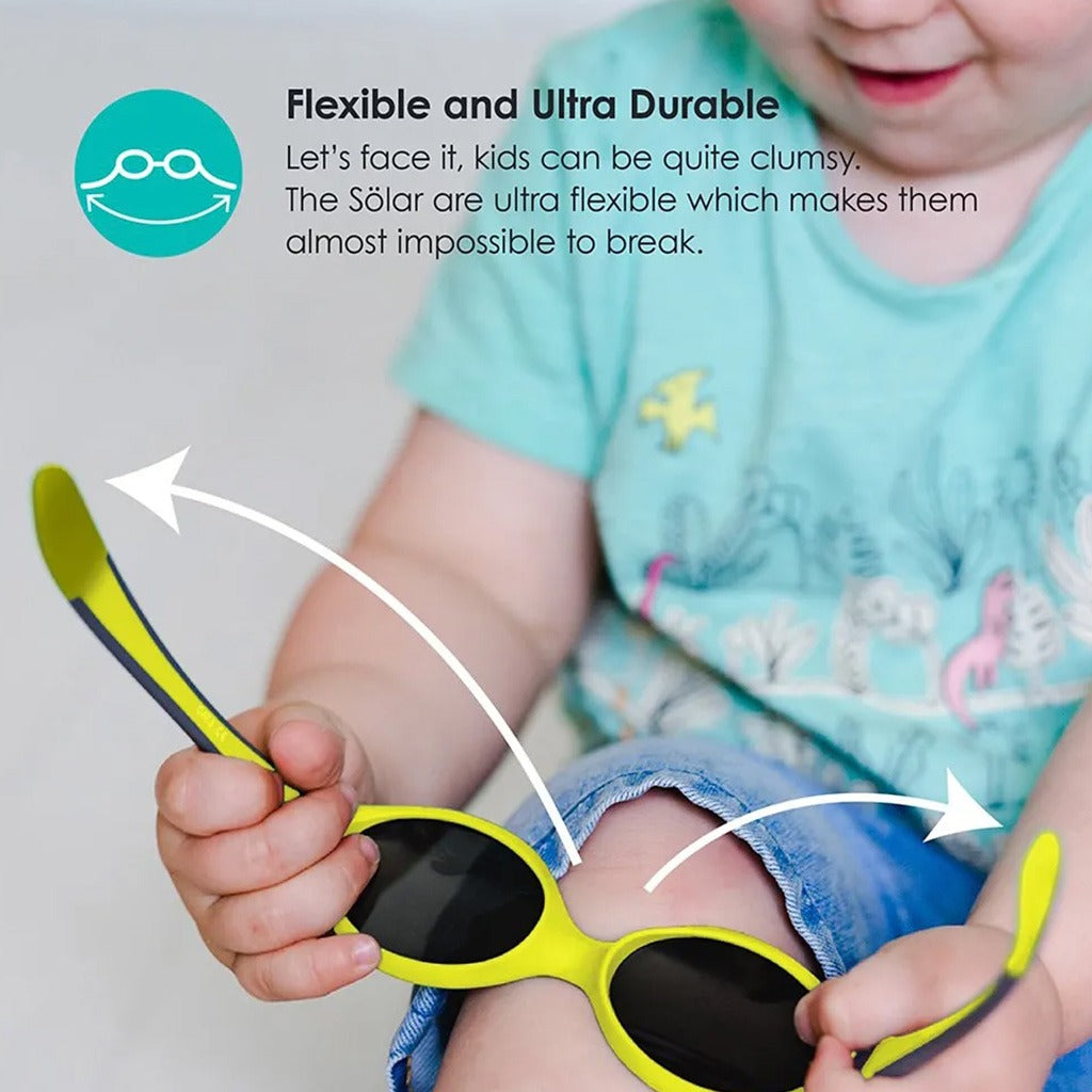 Bbluv Solar Unbreakable Sunglasses For Toddler/Kid 2-6 Years - Lime, Pack of 1's - Easy Pharmacy LLC