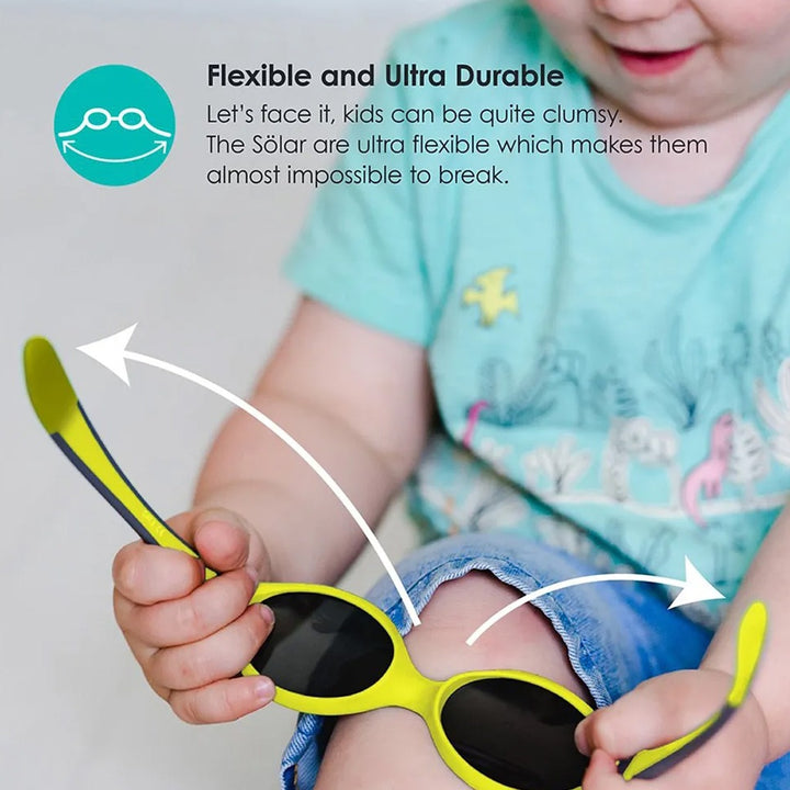Bbluv Solar Unbreakable Sunglasses For Toddler/Kid 2-6 Years - Lime, Pack of 1's - Easy Pharmacy LLC