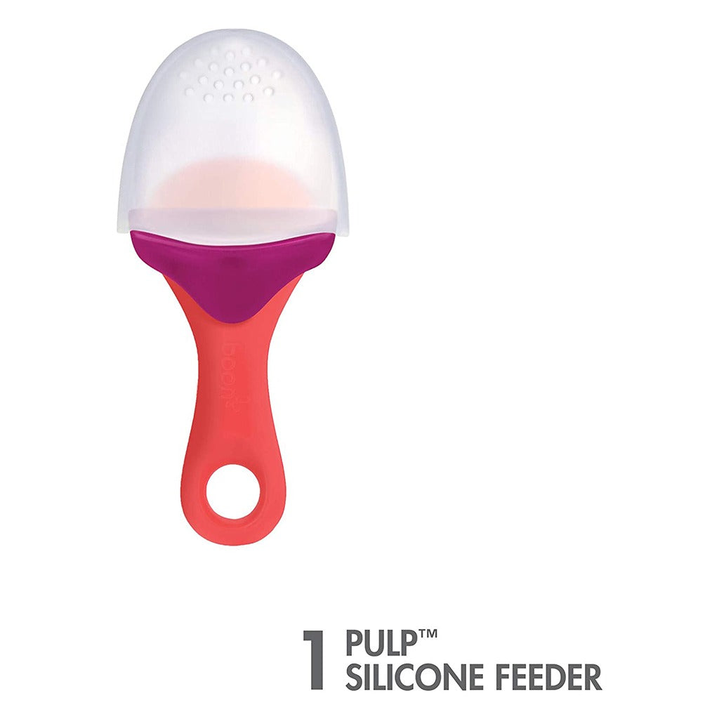 Boon Silicone Food Pulp Feeder Magenta/Pink 1's - Easy Pharmacy LLC